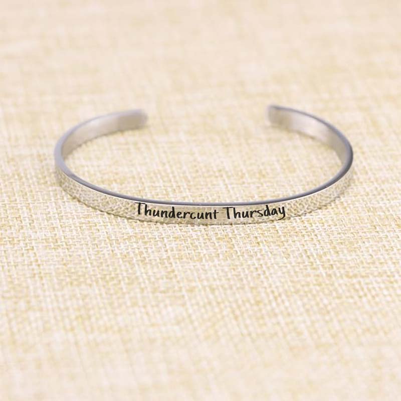 Sarcastic Souls Work Mood Engraved Bracelets-Jolura