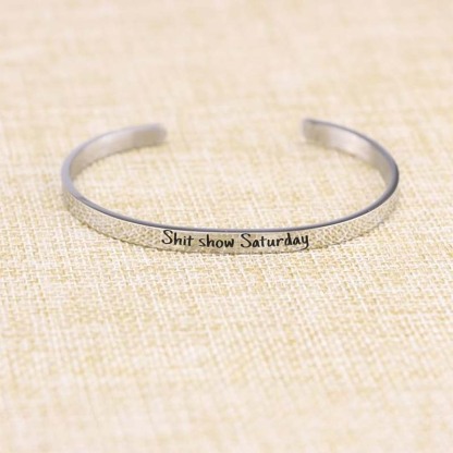Sarcastic Souls Work Mood Engraved Bracelets-Jolura
