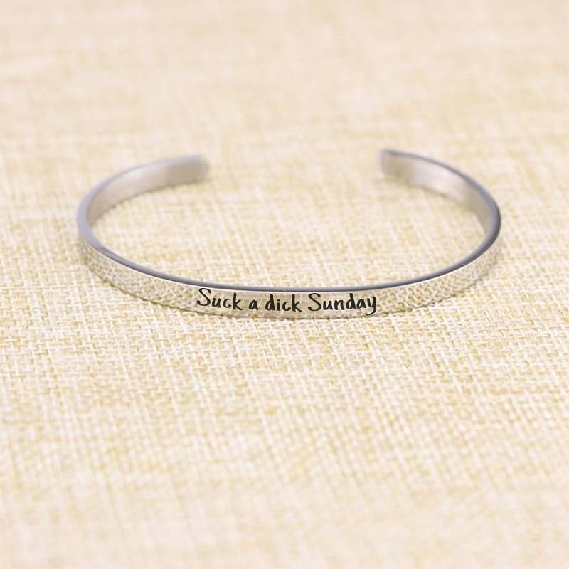 Sarcastic Souls Work Mood Engraved Bracelets-Jolura