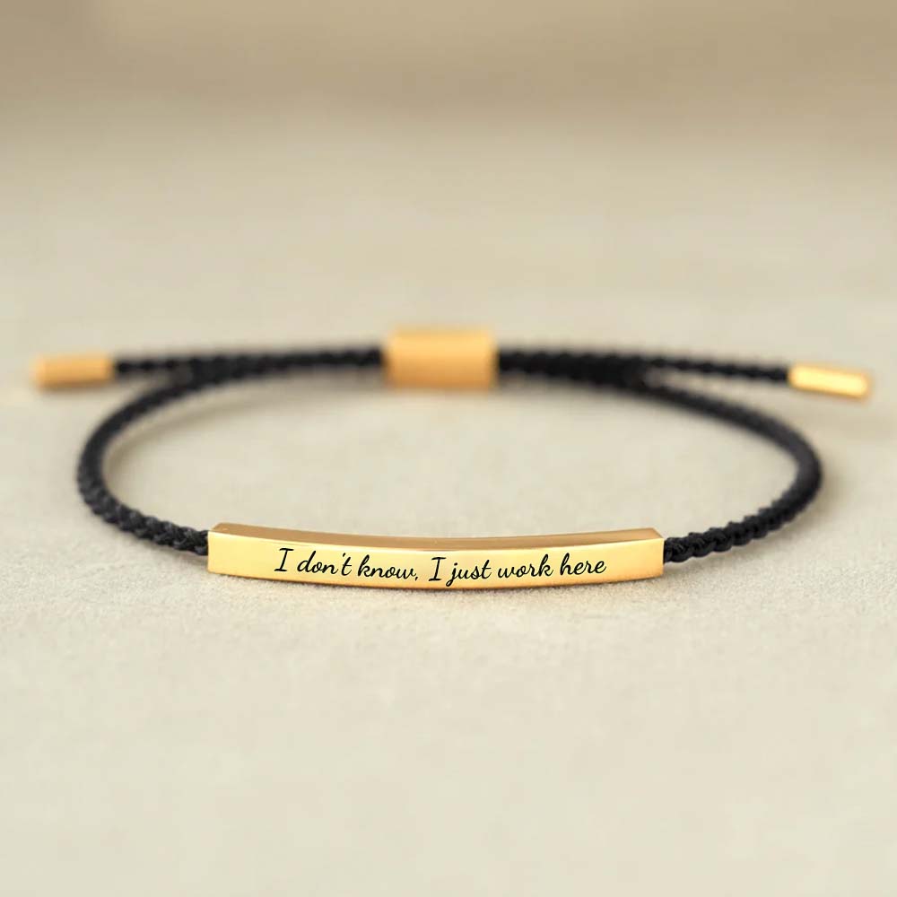 I Don't know I Just Work Here Tube Bracelets-Jolura