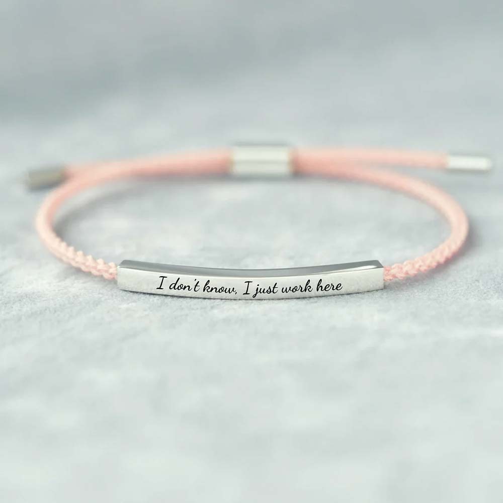 I Don't know I Just Work Here Tube Bracelets-Jolura
