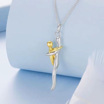 Forever Bond - Mother & Child Hug Necklace