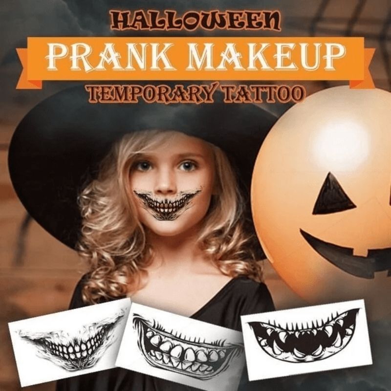 Halloween Tattoo – 🎃Halloween Prank Makeup Temporary Tattoo🎃-Jolura