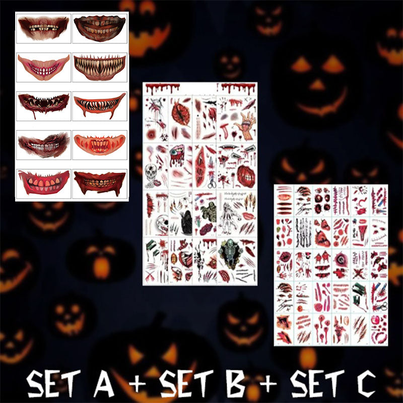 Halloween Tattoo – 🎃Halloween Prank Makeup Temporary Tattoo🎃-Jolura