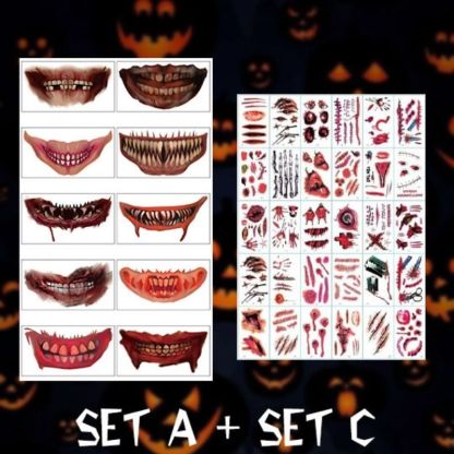 Halloween Tattoo – 🎃Halloween Prank Makeup Temporary Tattoo🎃-Jolura