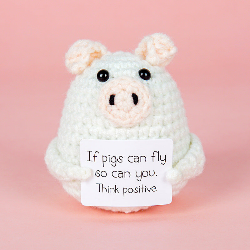 Handmade Emotional Support Gift - Positive Pig-Jolura