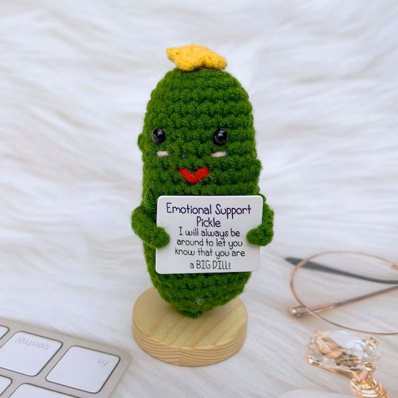 Handmade Emotional Support Gift - Pickled Cucumber With Flower-Jolura