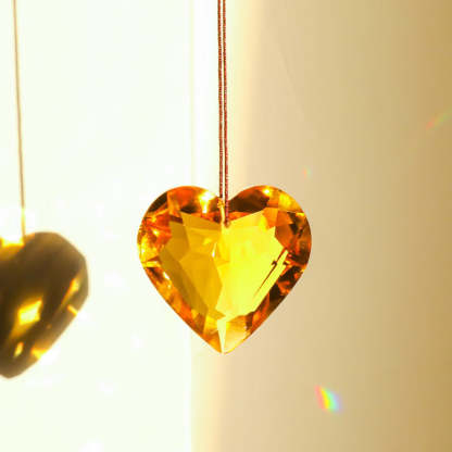 Hanging Heart Suncatcher Prism Crafts-Jolura