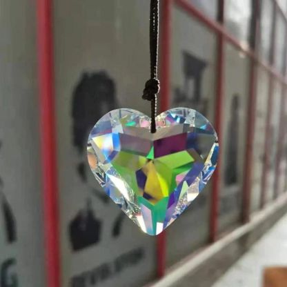 Hanging Heart Suncatcher Prism Crafts-Jolura