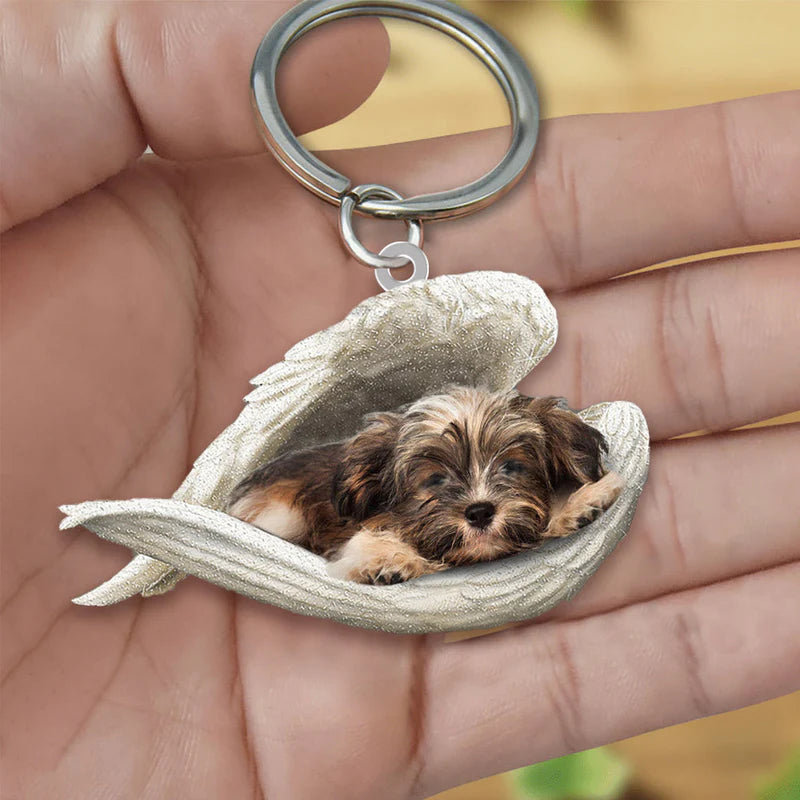 Sleeping Angel Acrylic Keychain Havanese SA076-Jolura