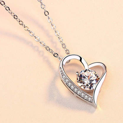 To My Beautiful Daughter - Always Keep Me in Your Heart - Forever Love Necklace-Jolura