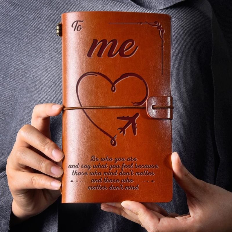 To Me - Be Who You Are - Vintage Journal Notebook-Jolura