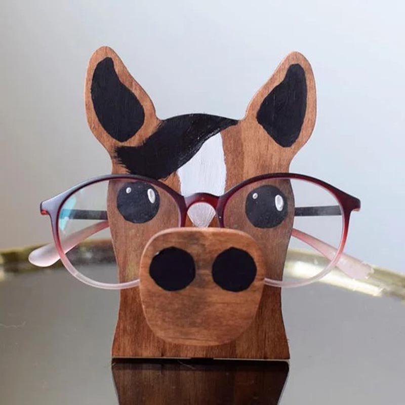 Handmade Glasses Stand F257 Lovely Horse-Jolura