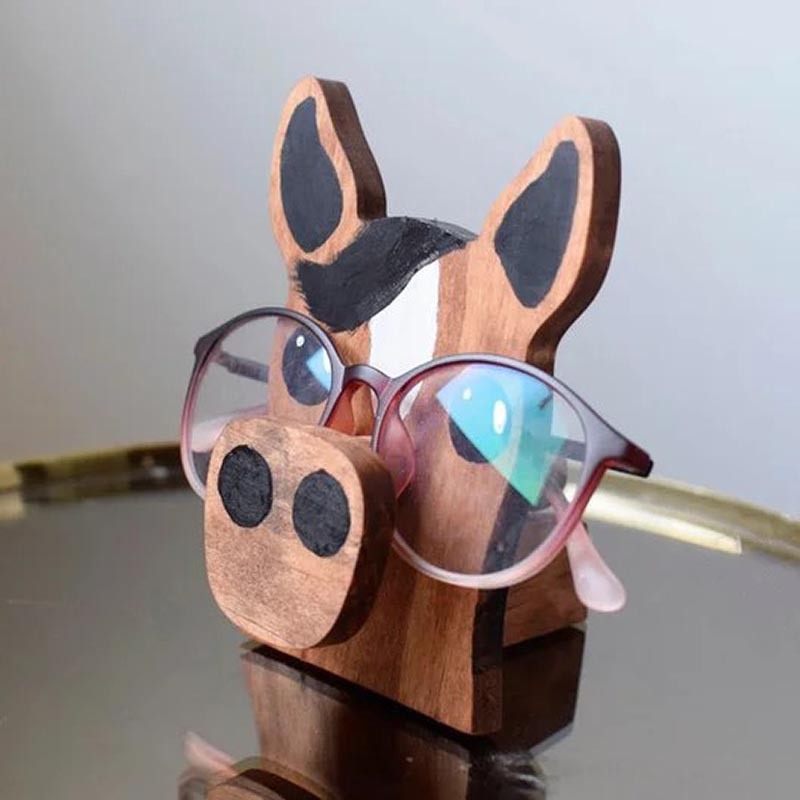 Handmade Glasses Stand F257 Lovely Horse-Jolura
