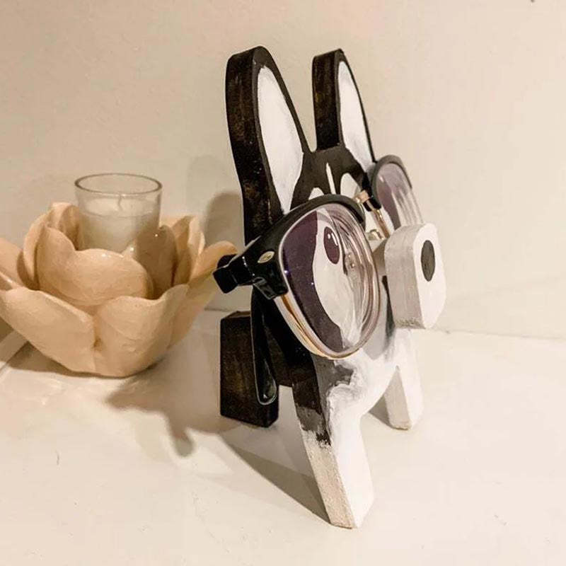 Handmade Glasses Stand F250 Lovely Husky-Jolura