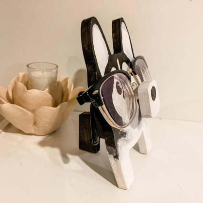 Handmade Glasses Stand F250 Lovely Husky-Jolura