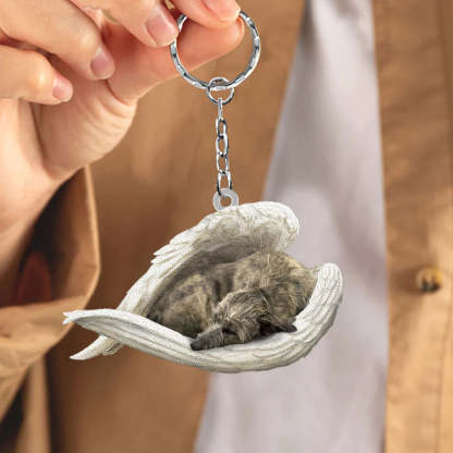 Sleeping Angel Acrylic Keychain Irish Wolfhound SA100-Jolura
