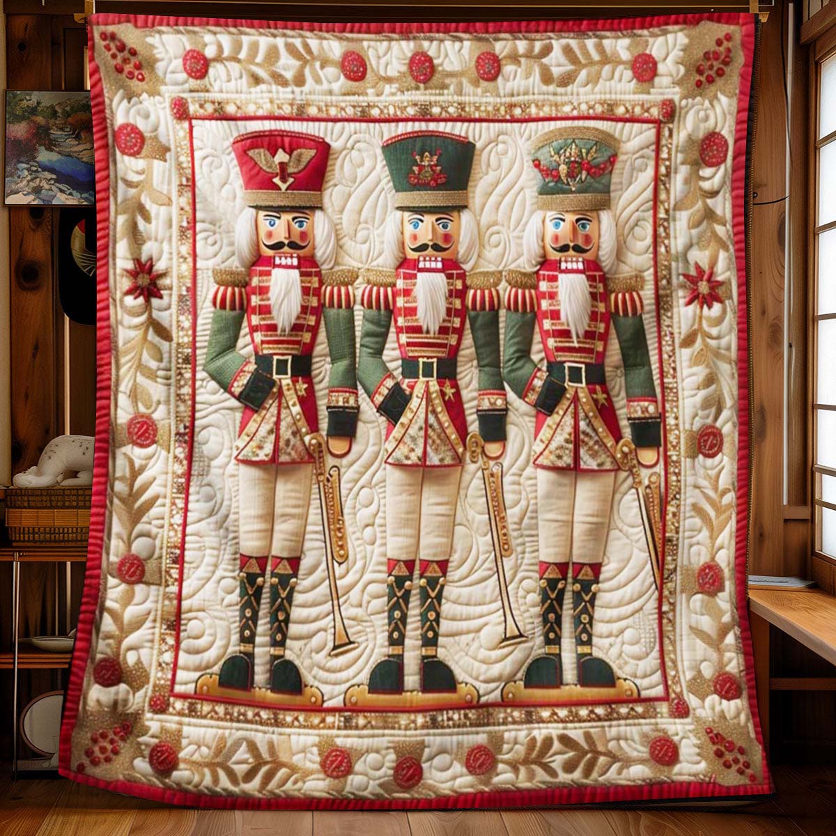 Christmas Nutcracker Blanket - J081 - Premium Blanket