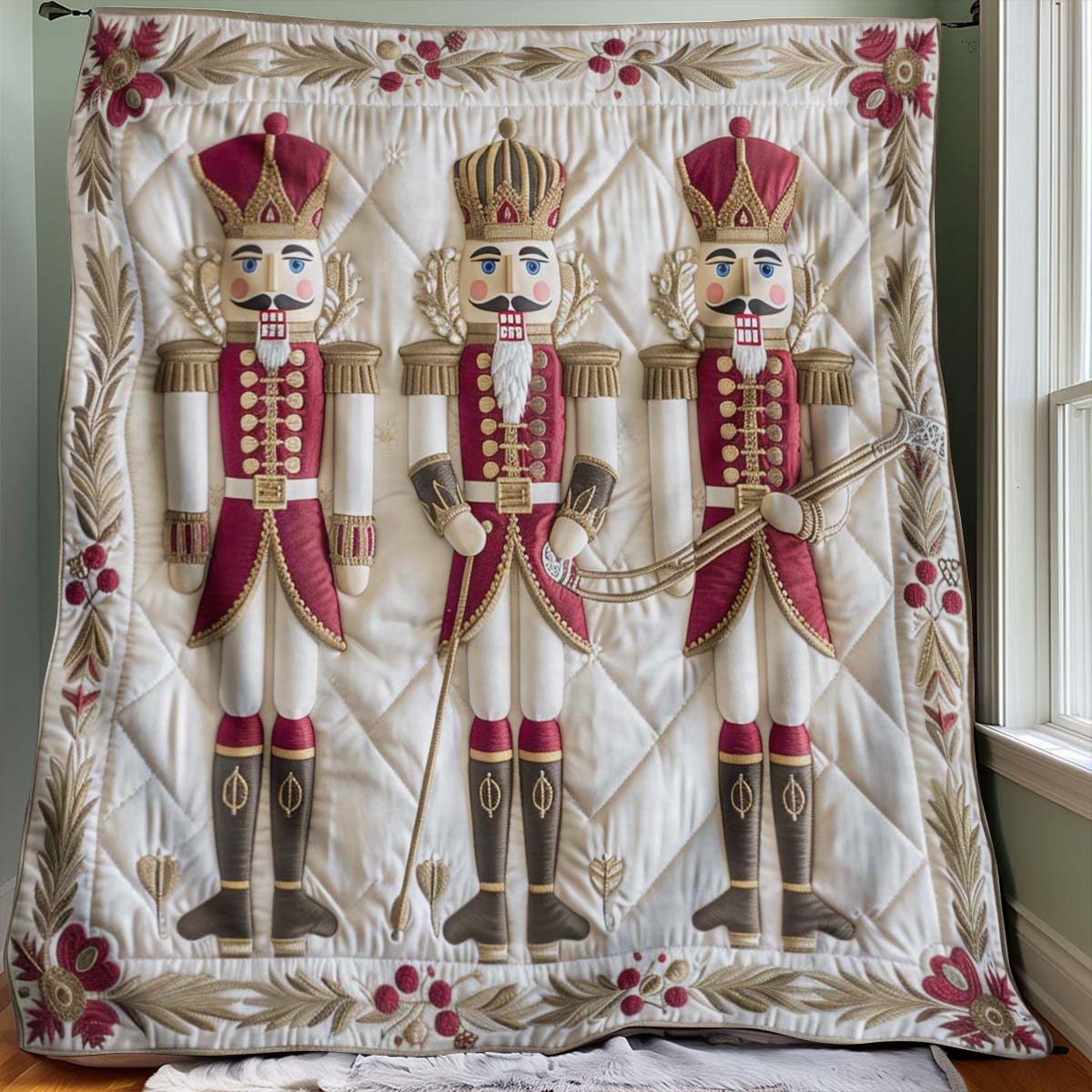 Christmas Nutcracker Blanket - J082 - Premium Blanket