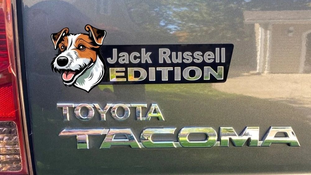 Jack Russell Car Badge Laser Cutting Car Emblem CE043-Jolura