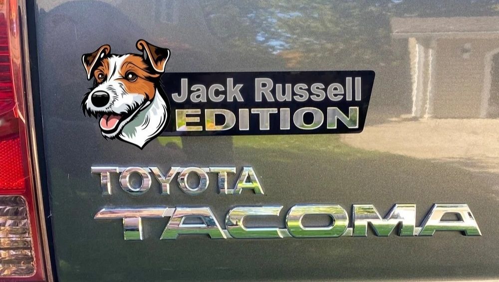 Jack Russell Car Badge Laser Cutting Car Emblem CE043-Jolura