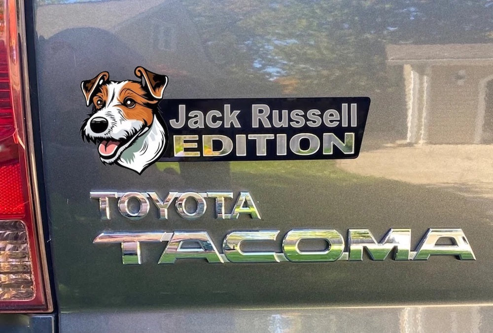 Jack Russell Car Badge Laser Cutting Car Emblem CE043-Jolura