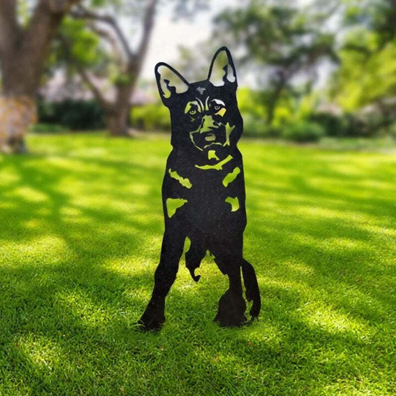 German Shepherd Metal Silhouette-Jolura