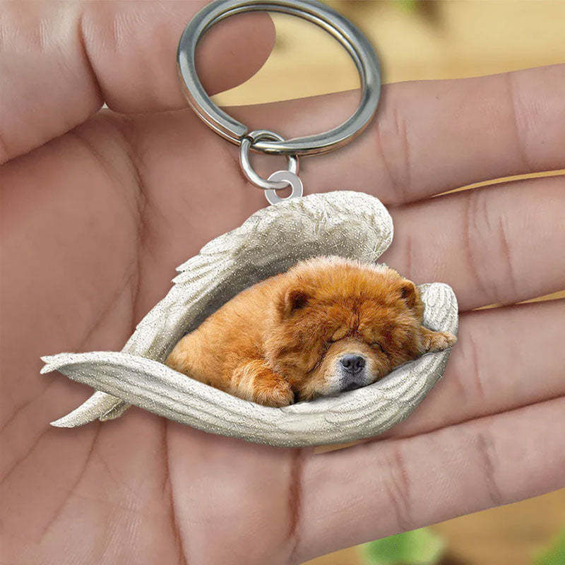 Sleeping Angel Acrylic Keychain Chow Chow SA019-Jolura