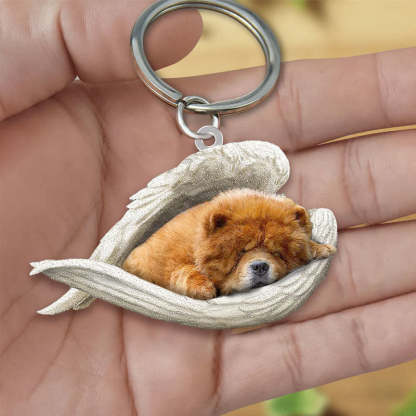 Sleeping Angel Acrylic Keychain Chow Chow SA019-Jolura
