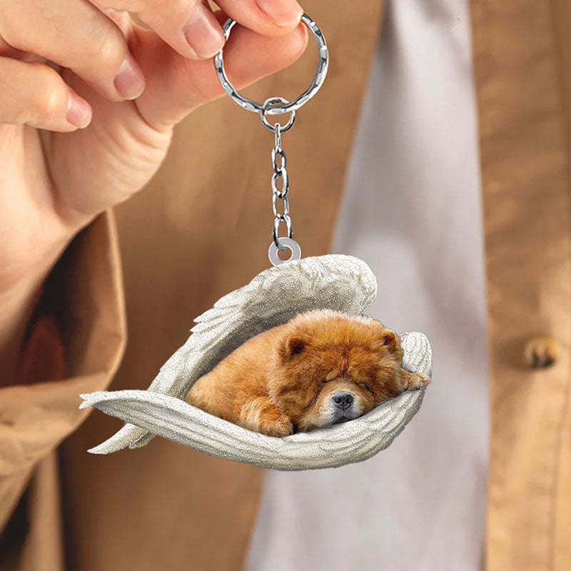 Sleeping Angel Acrylic Keychain Chow Chow SA019-Jolura