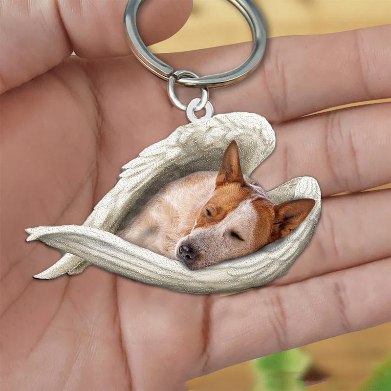 Sleeping Angel Acrylic Keychain Red Heeler SA158-Jolura
