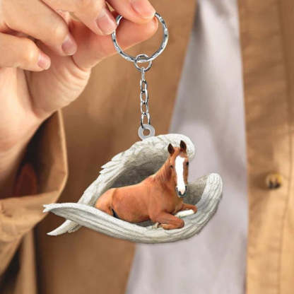 Sleeping Angel Acrylic Keychain Horse SA195-Jolura