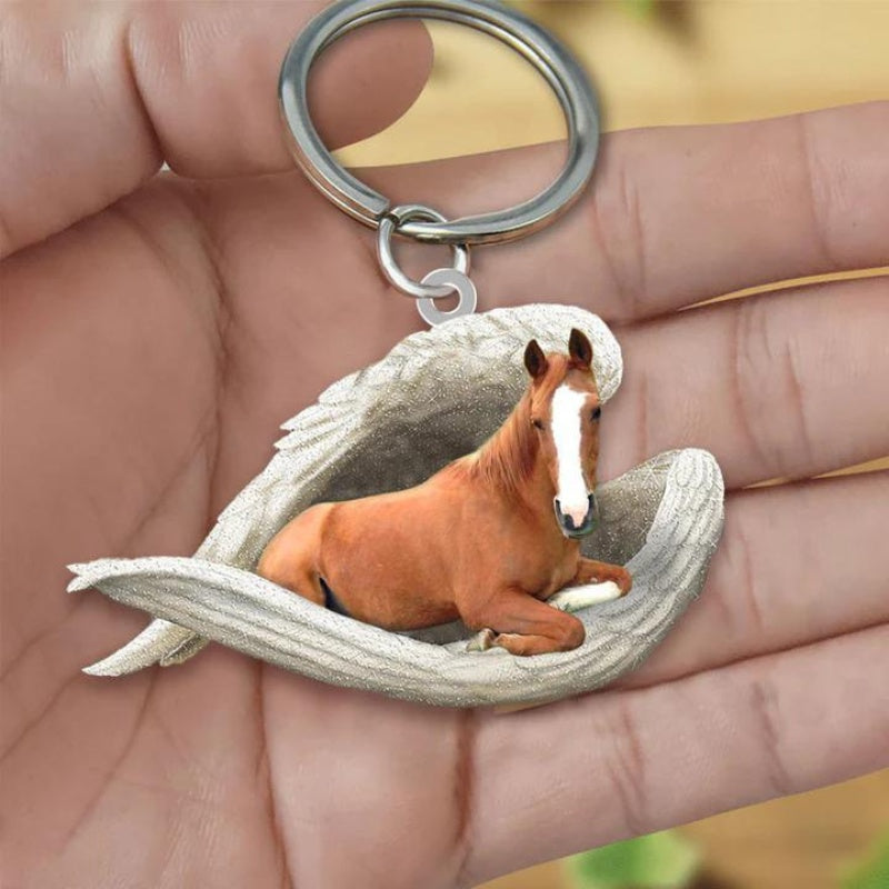 Sleeping Angel Acrylic Keychain Horse SA195-Jolura