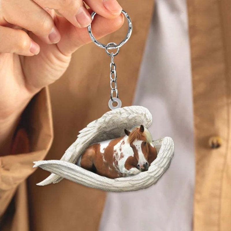 Sleeping Angel Acrylic Keychain Paint Horse SA196-Jolura