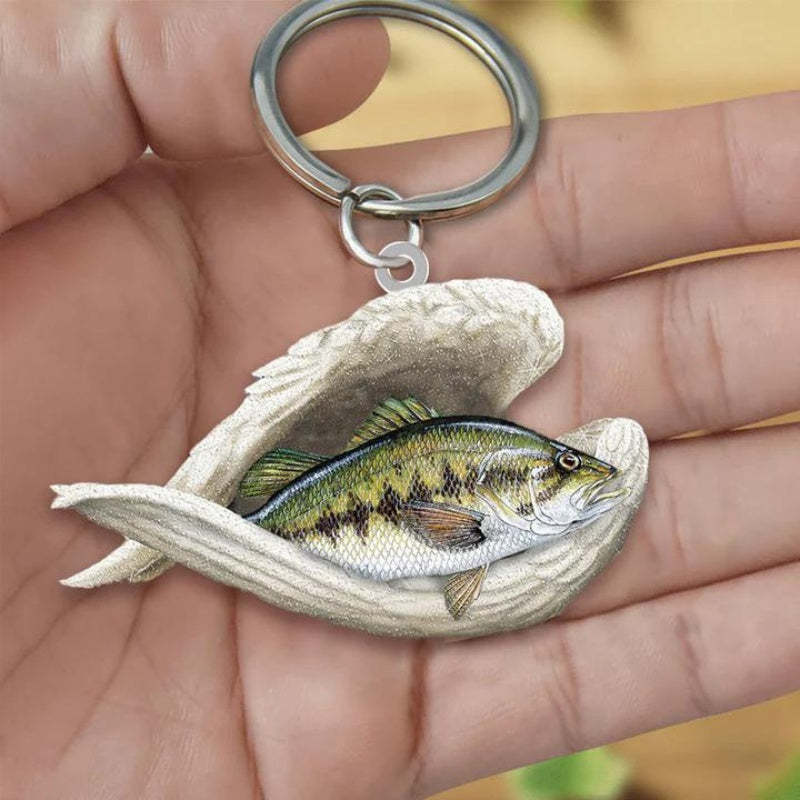 Sleeping Angel Acrylic Keychain Bass Fish SA200-Jolura