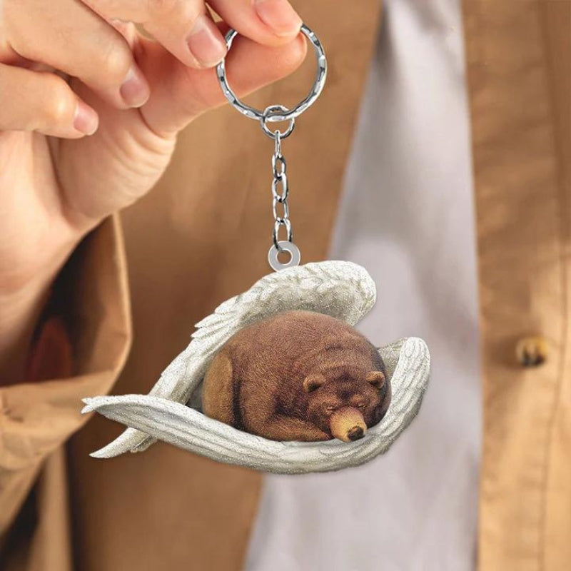 Sleeping Angel Acrylic Keychain Bear SA202-Jolura
