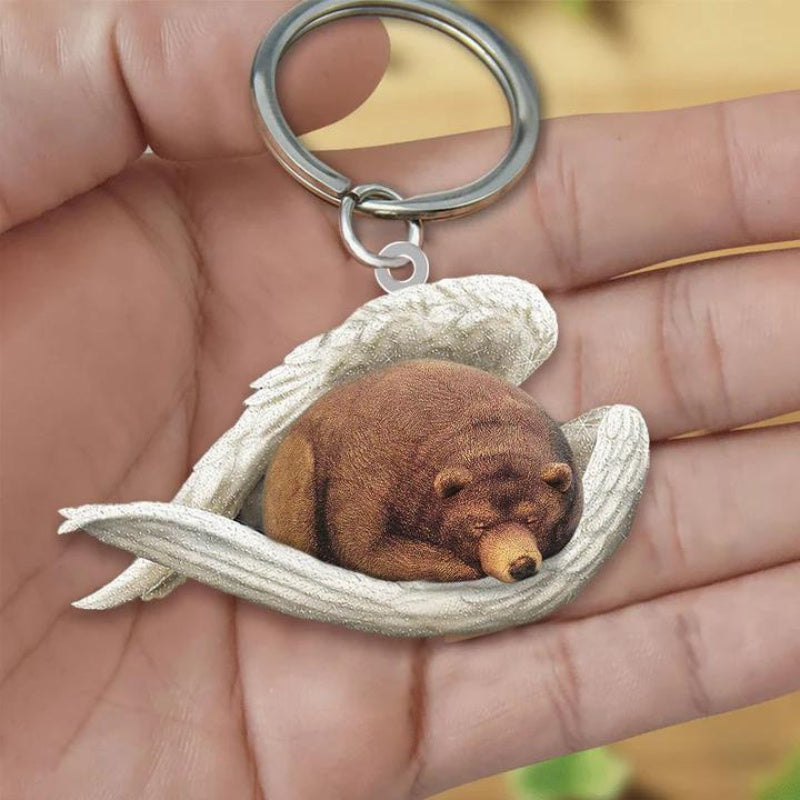 Sleeping Angel Acrylic Keychain Bear SA202-Jolura