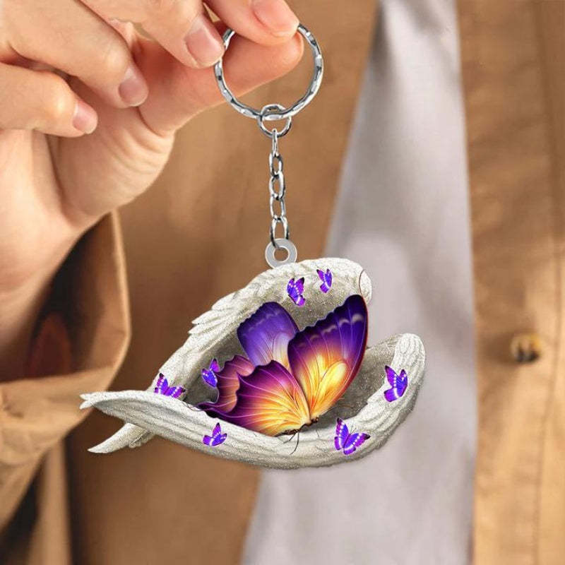 Sleeping Angel Acrylic Keychain Butterfly SA205-Jolura