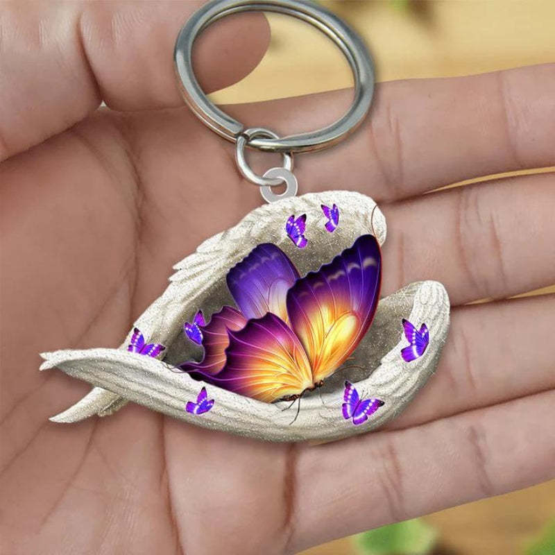Sleeping Angel Acrylic Keychain Butterfly SA205-Jolura
