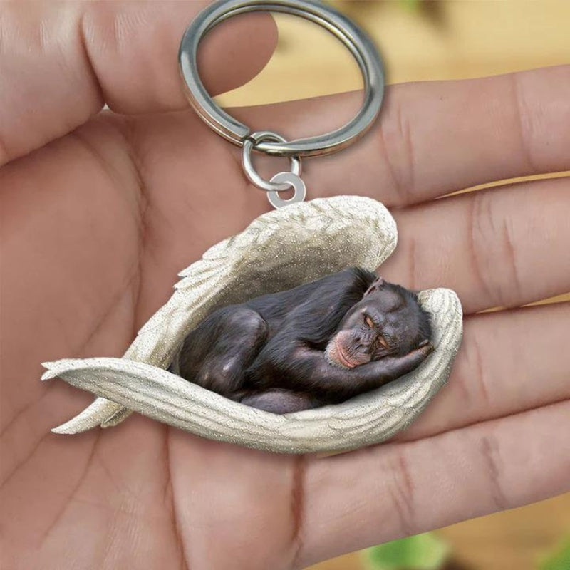 Sleeping Angel Acrylic Keychain Chimpanzee SA207-Jolura