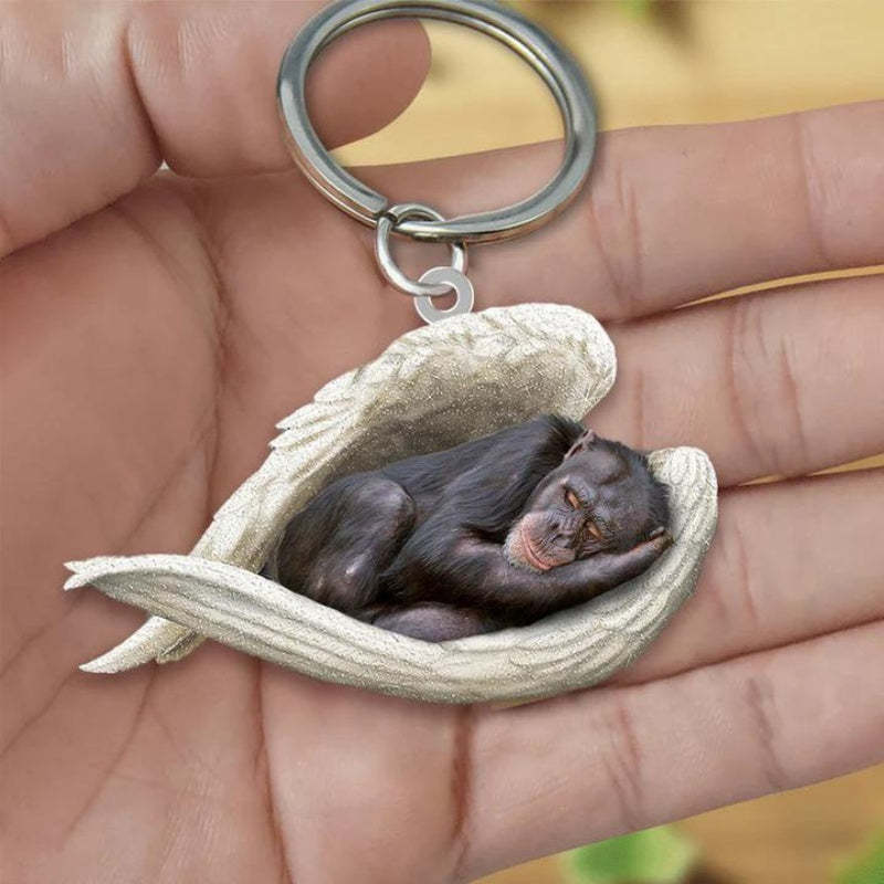Sleeping Angel Acrylic Keychain Chimpanzee SA207-Jolura