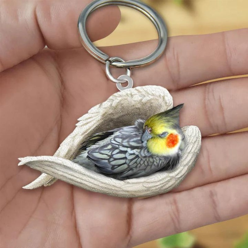 Sleeping Angel Acrylic Keychain Cockatiel SA208-Jolura