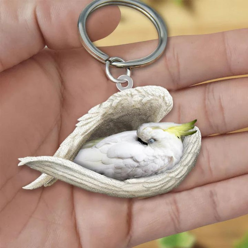 Sleeping Angel Acrylic Keychain Cockatoo SA209-Jolura