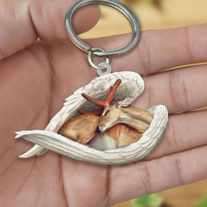 Sleeping Angel Acrylic Keychain Deer SA211-Jolura