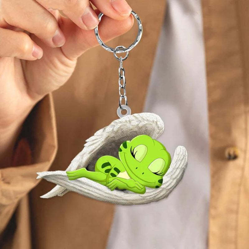 Sleeping Angel Acrylic Keychain Frog SA214-Jolura