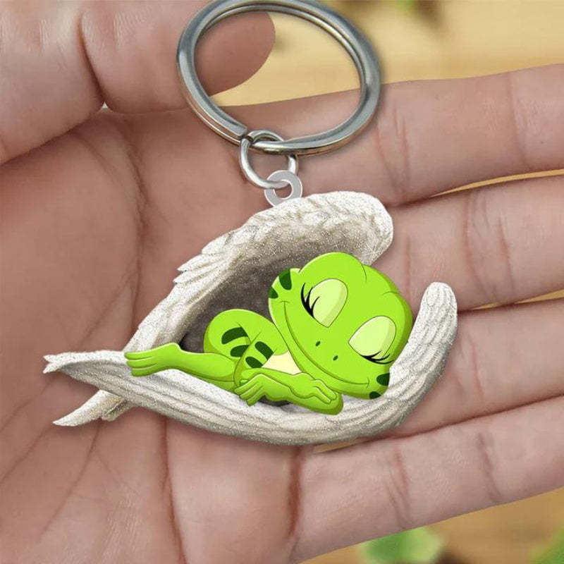 Sleeping Angel Acrylic Keychain Frog SA214-Jolura