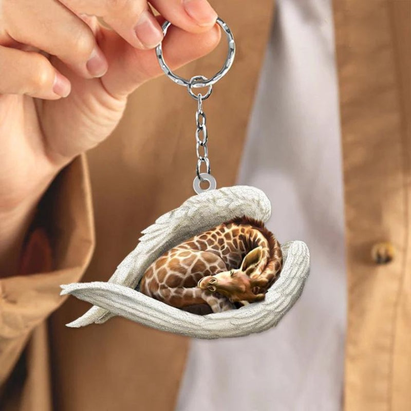 Sleeping Angel Acrylic Keychain Giraffe SA215-Jolura