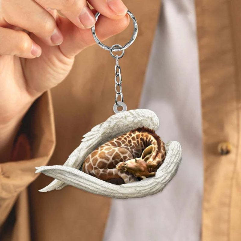 Sleeping Angel Acrylic Keychain Giraffe SA215-Jolura