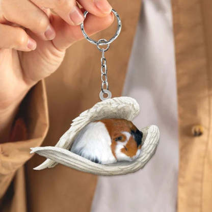 Sleeping Angel Acrylic Keychain Guinea Pig SA220-Jolura