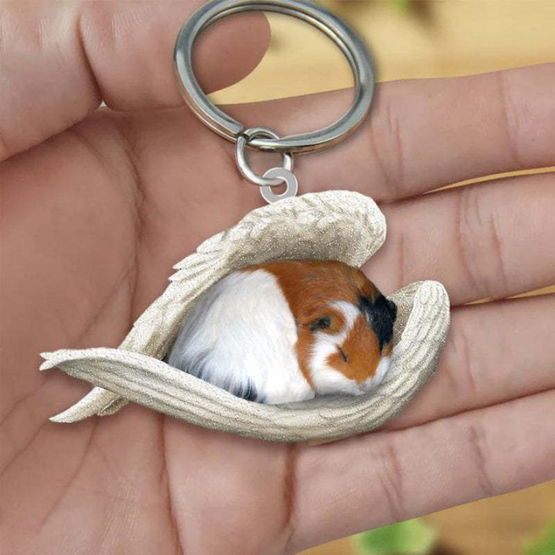 Sleeping Angel Acrylic Keychain Guinea Pig SA220-Jolura